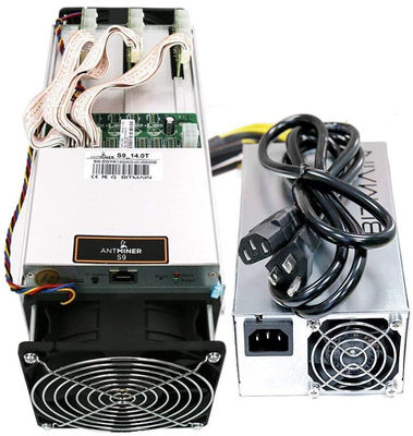 Bitmain使用された改装されたAntminer S9 13.5 Th/S Sha 256 Bitcoin抗夫78dB