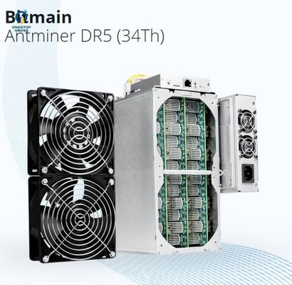 Bitmain Antminer DR5 34th/S第35 DCR Decred鉱山ハードウェア暗号Blake256r14
