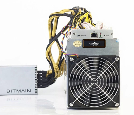 Asic Antminer L3+ 504 Mh/S Litecoin Bitmain抗夫のScrypt抗夫